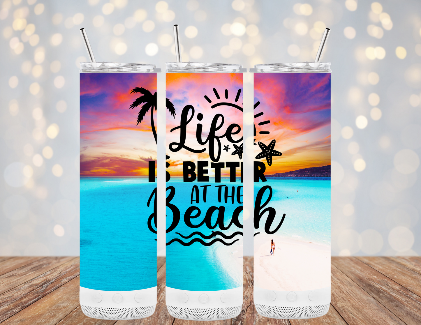 Beach Tumblers (8 Designs)