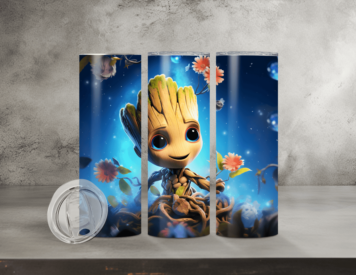 Baby Groot Tumblers (16 Designs)