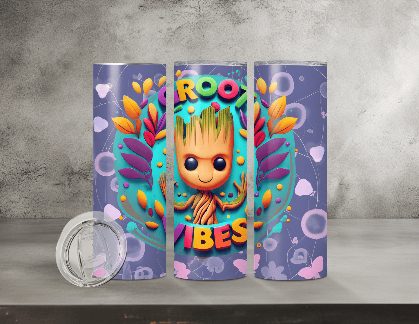 Baby Groot Tumblers (16 Designs)