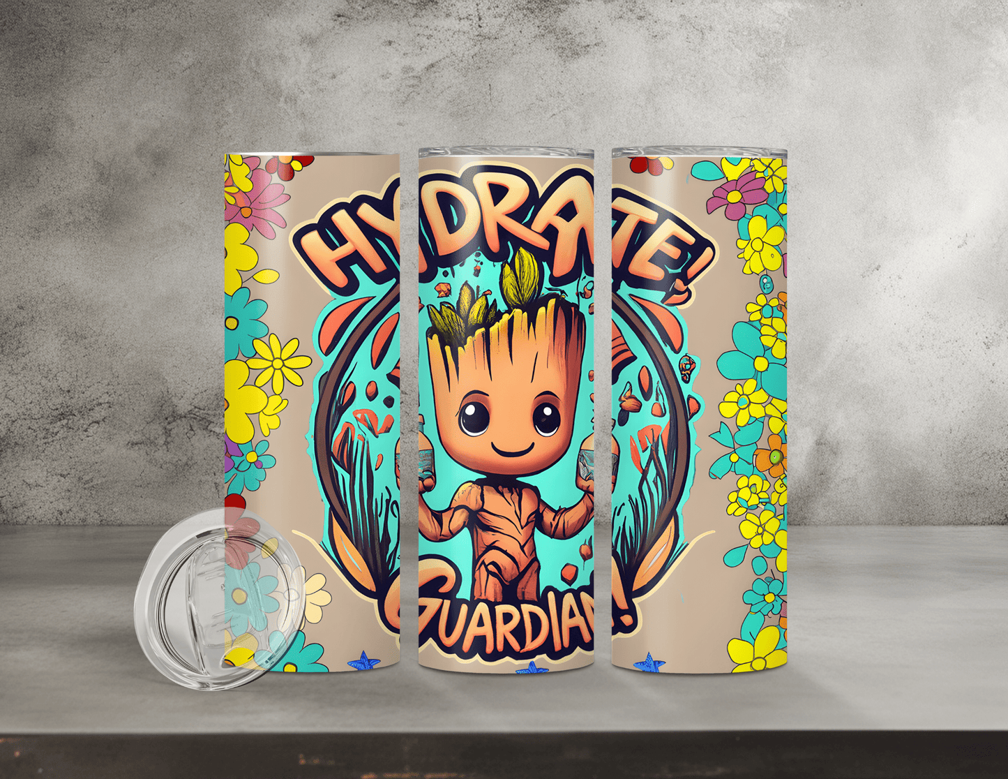 Baby Groot Tumblers (16 Designs)