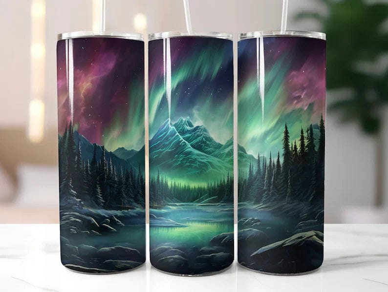 Aurora Borealis Tumblers (8 Designs)