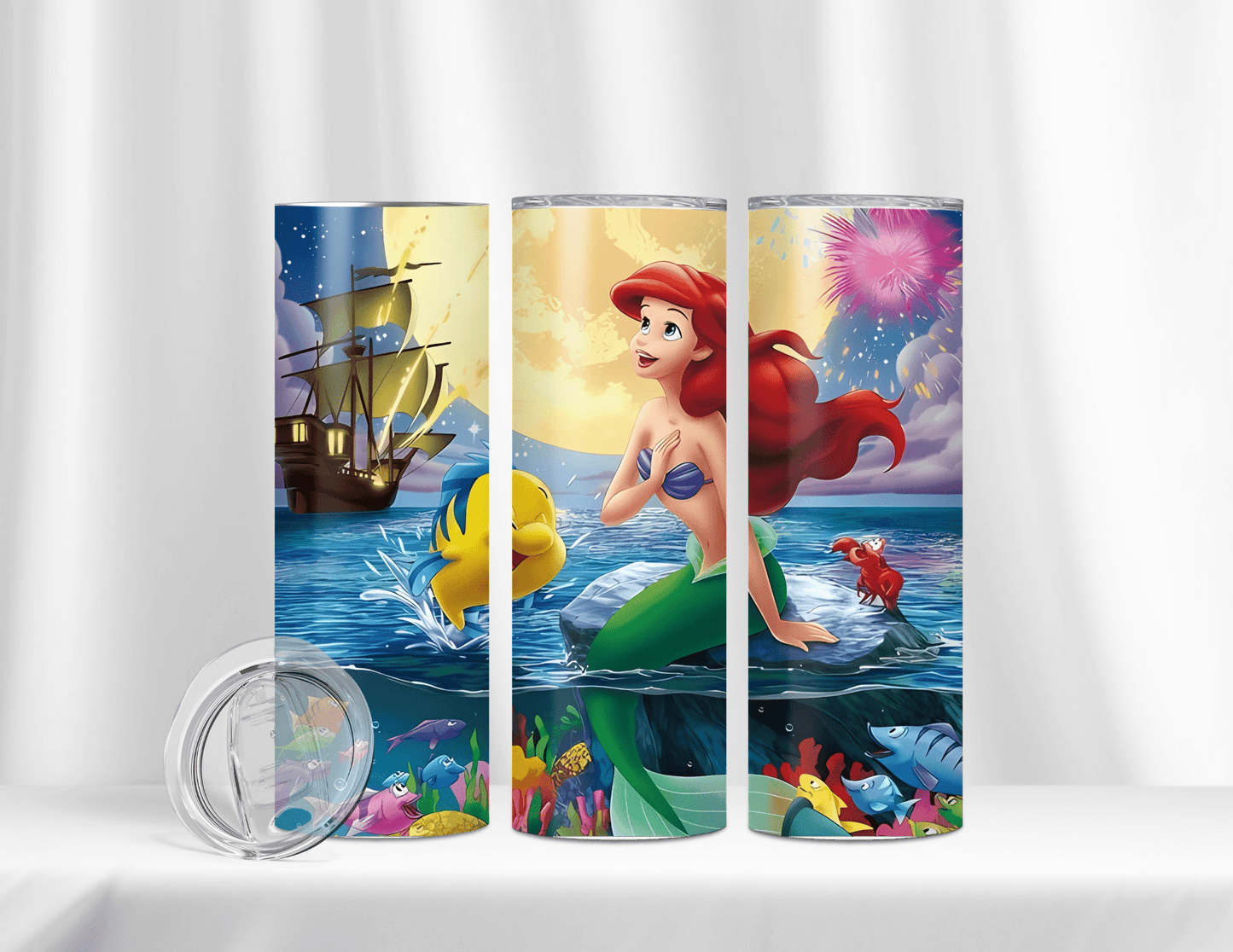 Litte Mermaid Tumblers (28 Designs)