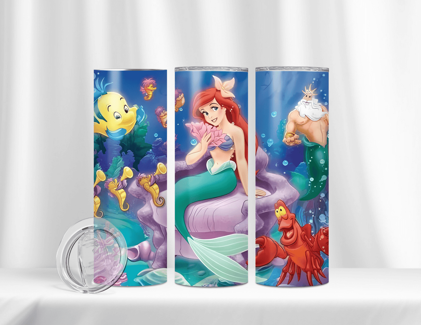 Litte Mermaid Tumblers (28 Designs)