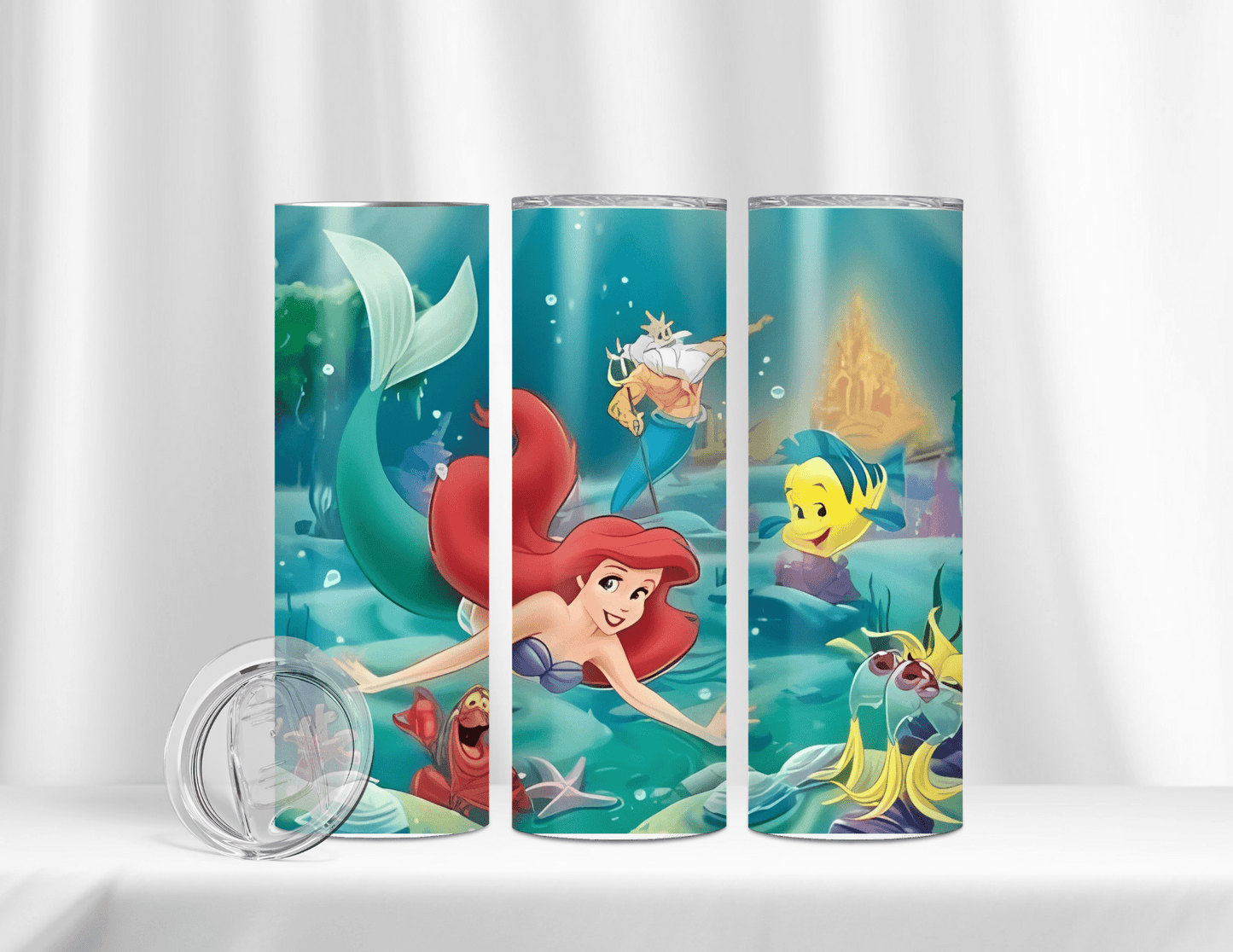 Litte Mermaid Tumblers (28 Designs)