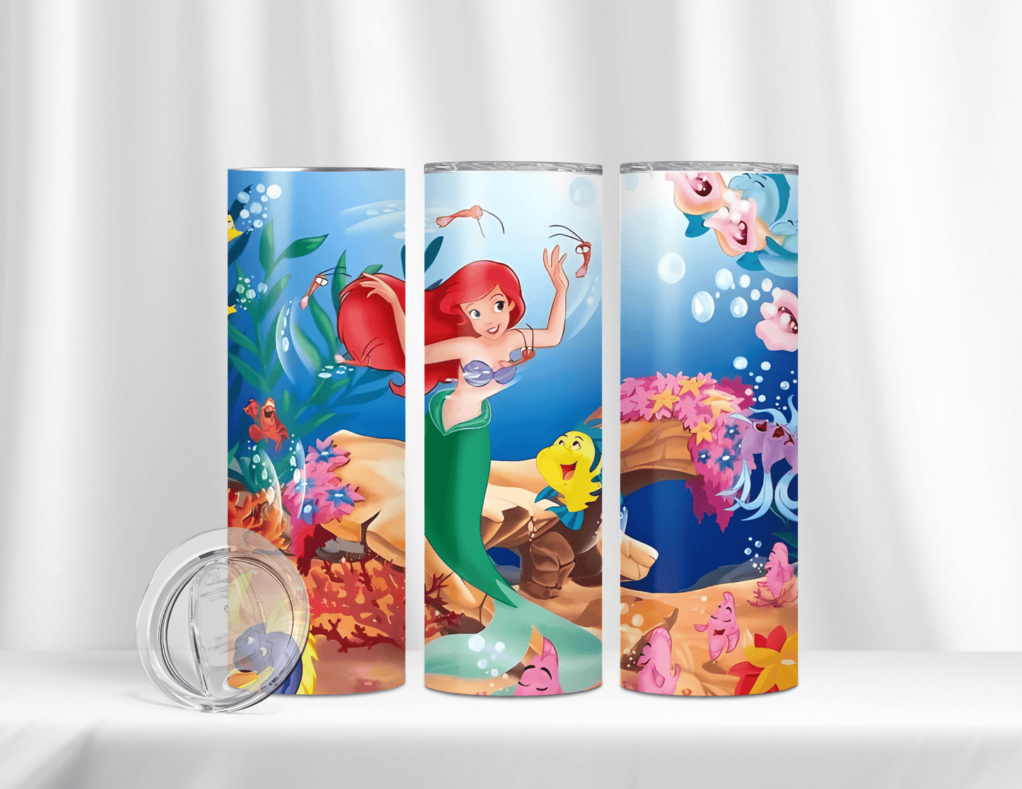 Litte Mermaid Tumblers (28 Designs)