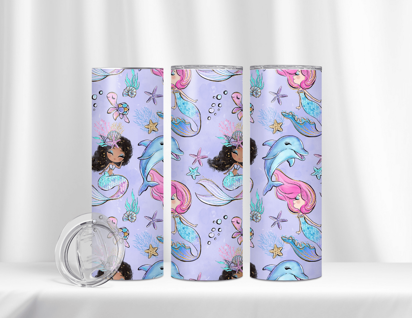 Litte Mermaid Tumblers (28 Designs)