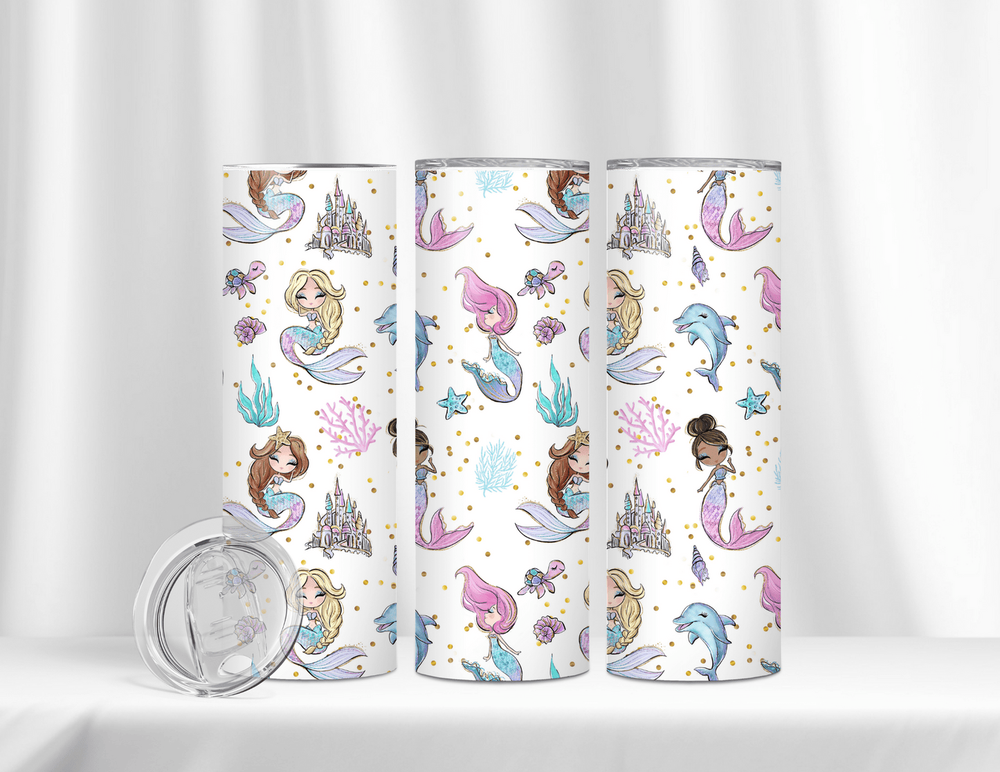Litte Mermaid Tumblers (28 Designs)