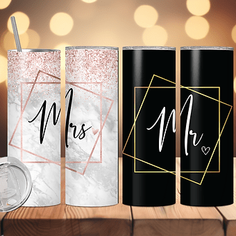 Mr & Mrs Tumbler Set
