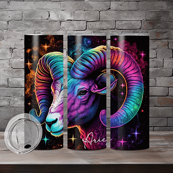Bright Zodiac Tumblers (12 Designs)