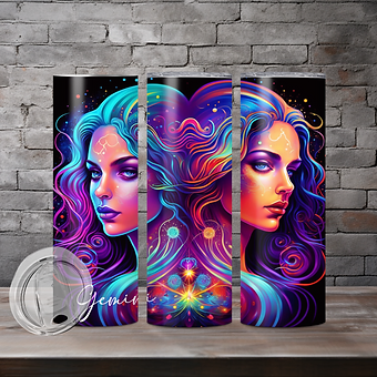 Bright Zodiac Tumblers (12 Designs)