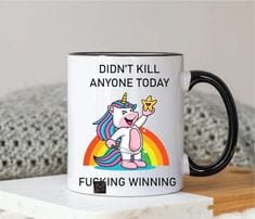 Naughty Unicorn Mugs