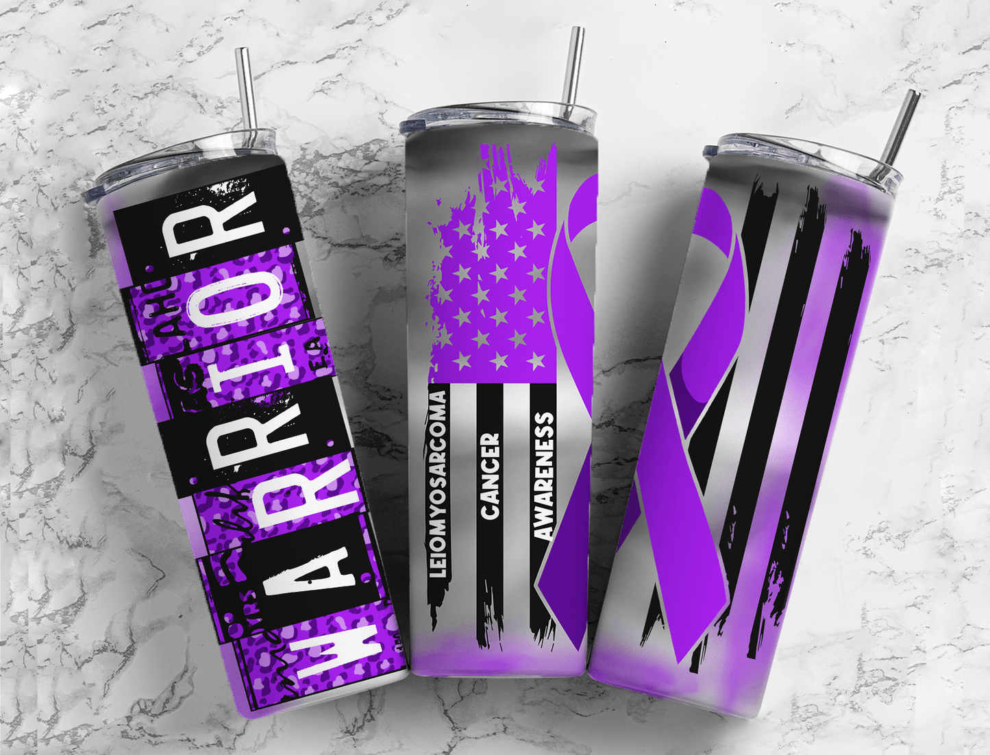 Cancer Ribbon Tumblers (32 Designs)