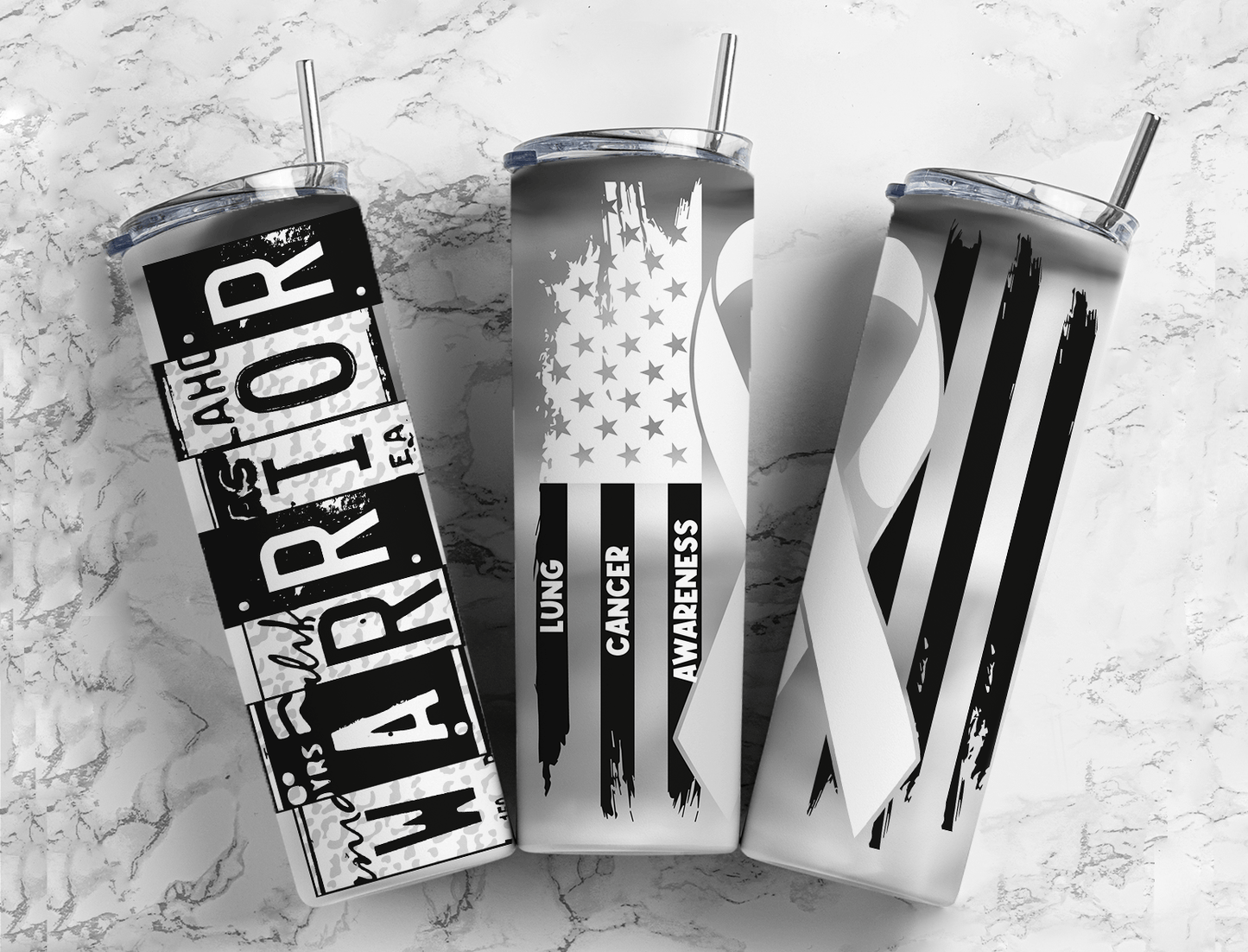 Cancer Ribbon Tumblers (32 Designs)