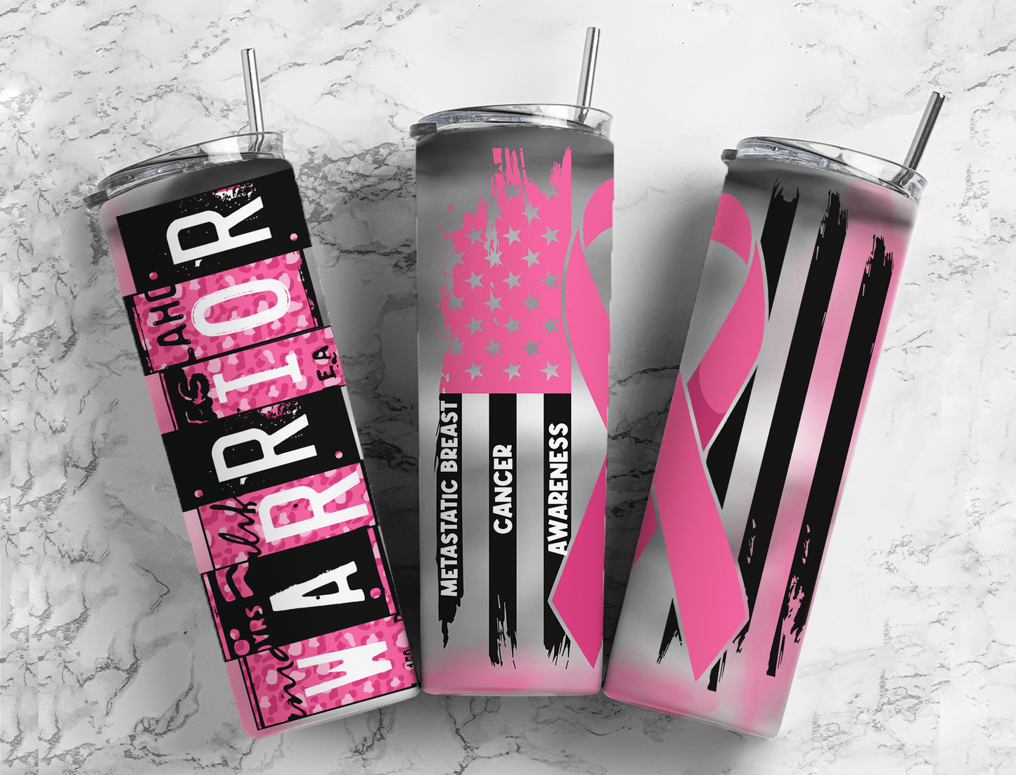 Cancer Ribbon Tumblers (32 Designs)