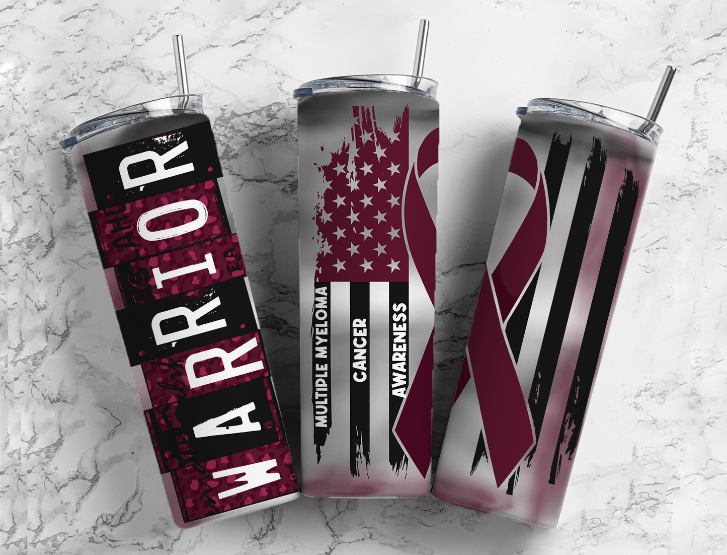 Cancer Ribbon Tumblers (32 Designs)