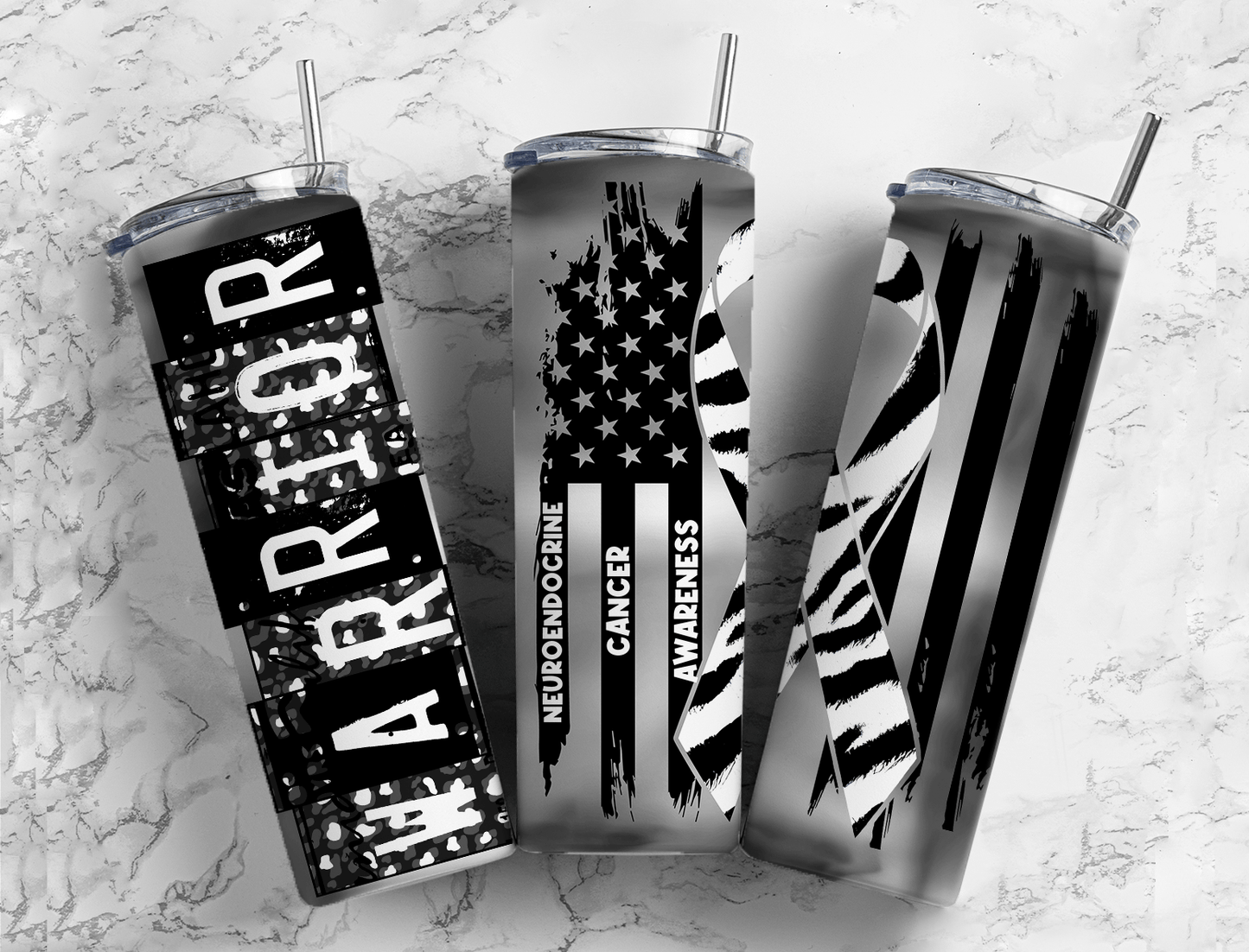 Cancer Ribbon Tumblers (32 Designs)