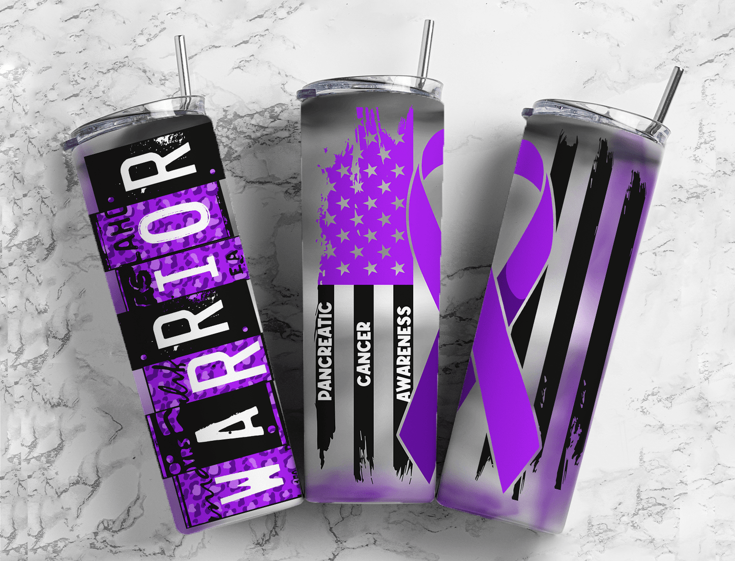 Cancer Ribbon Tumblers (32 Designs)