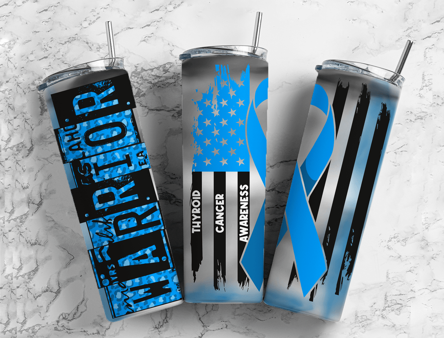 Cancer Ribbon Tumblers (32 Designs)