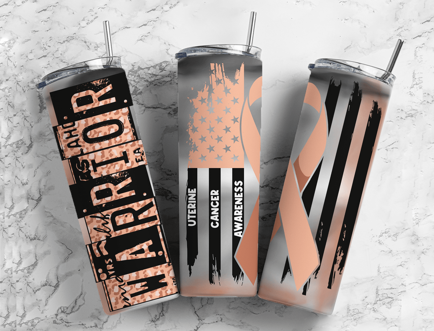 Cancer Ribbon Tumblers (32 Designs)