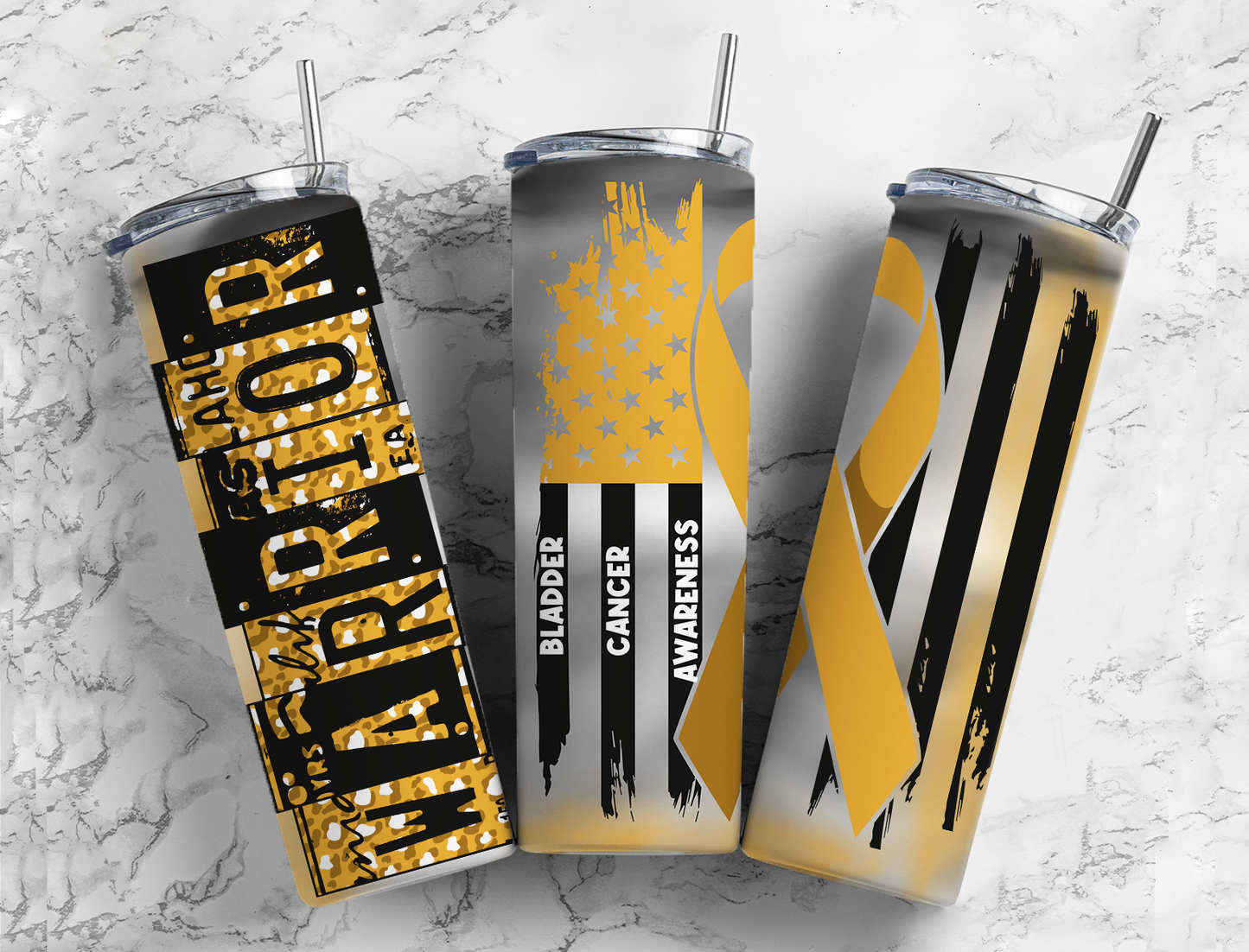 Cancer Ribbon Tumblers (32 Designs)