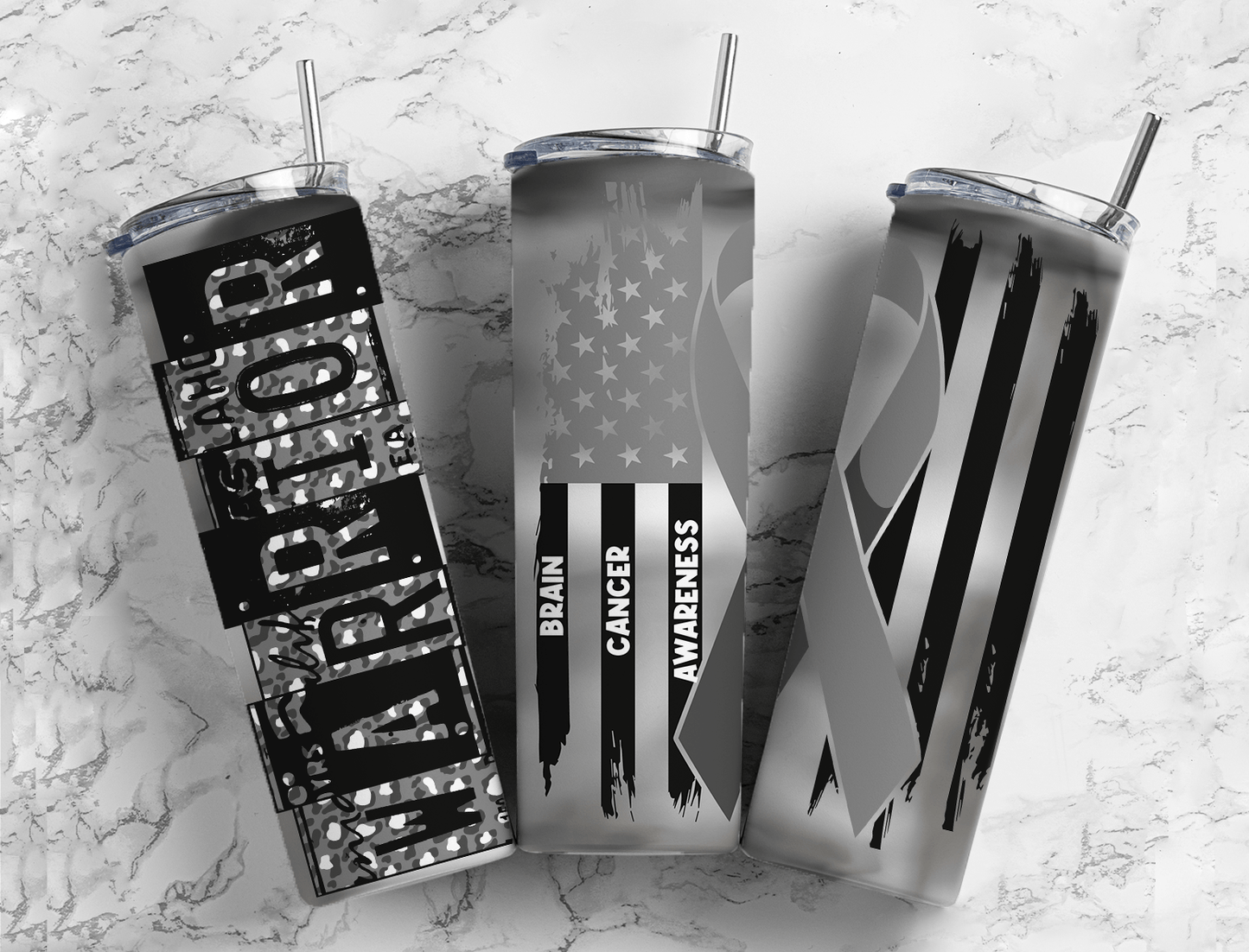 Cancer Ribbon Tumblers (32 Designs)