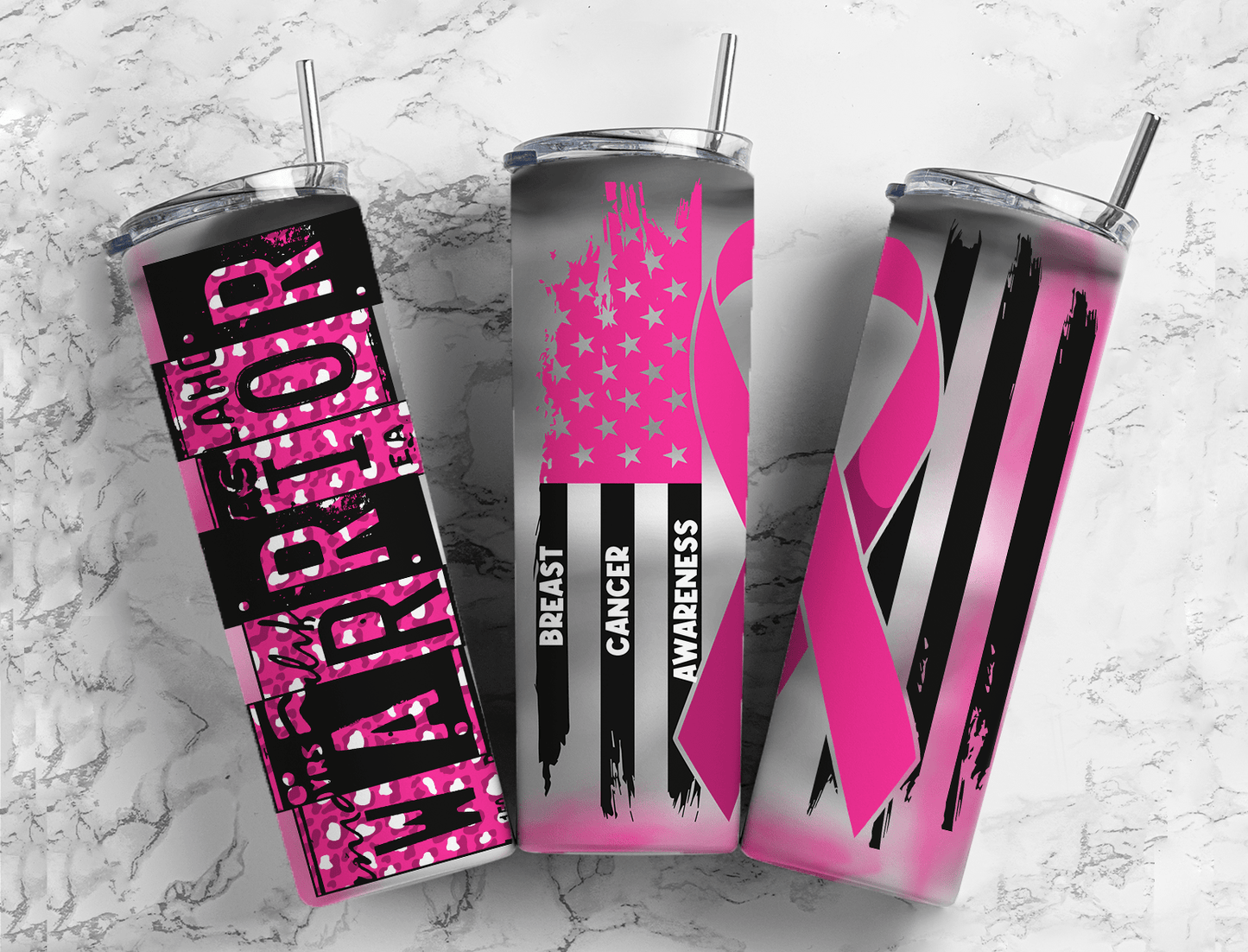 Cancer Ribbon Tumblers (32 Designs)