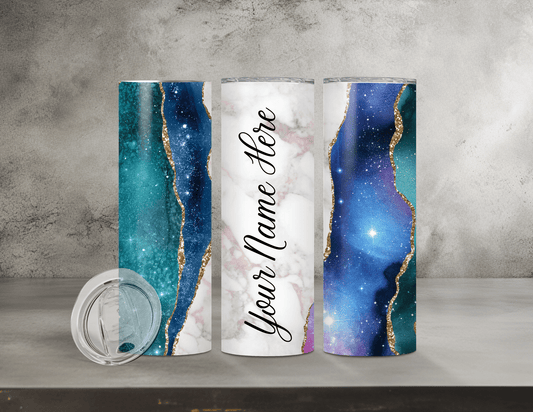 Personalized Agate Tumblers (15 Designs)