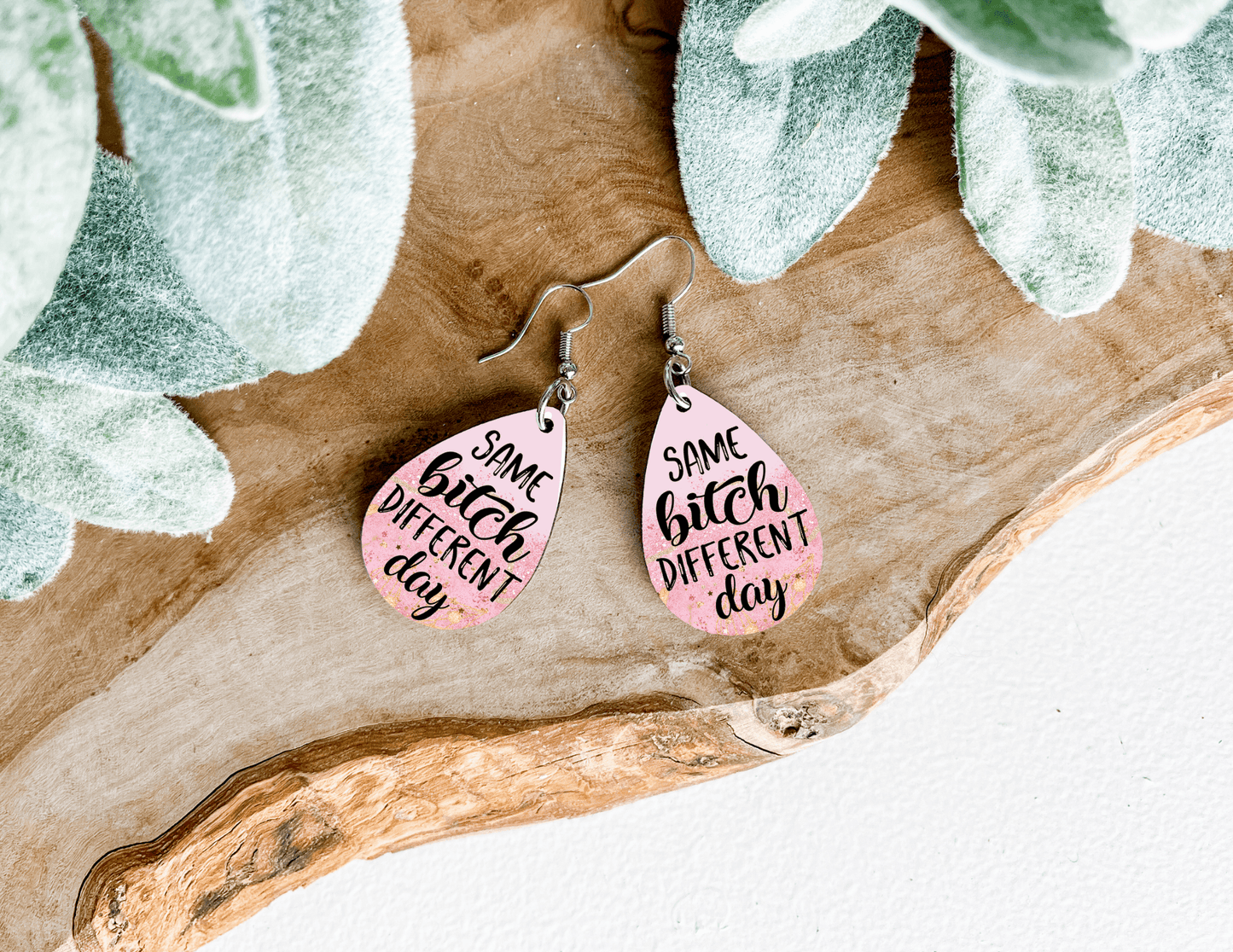 Sarcastic Tear Drop Earrings