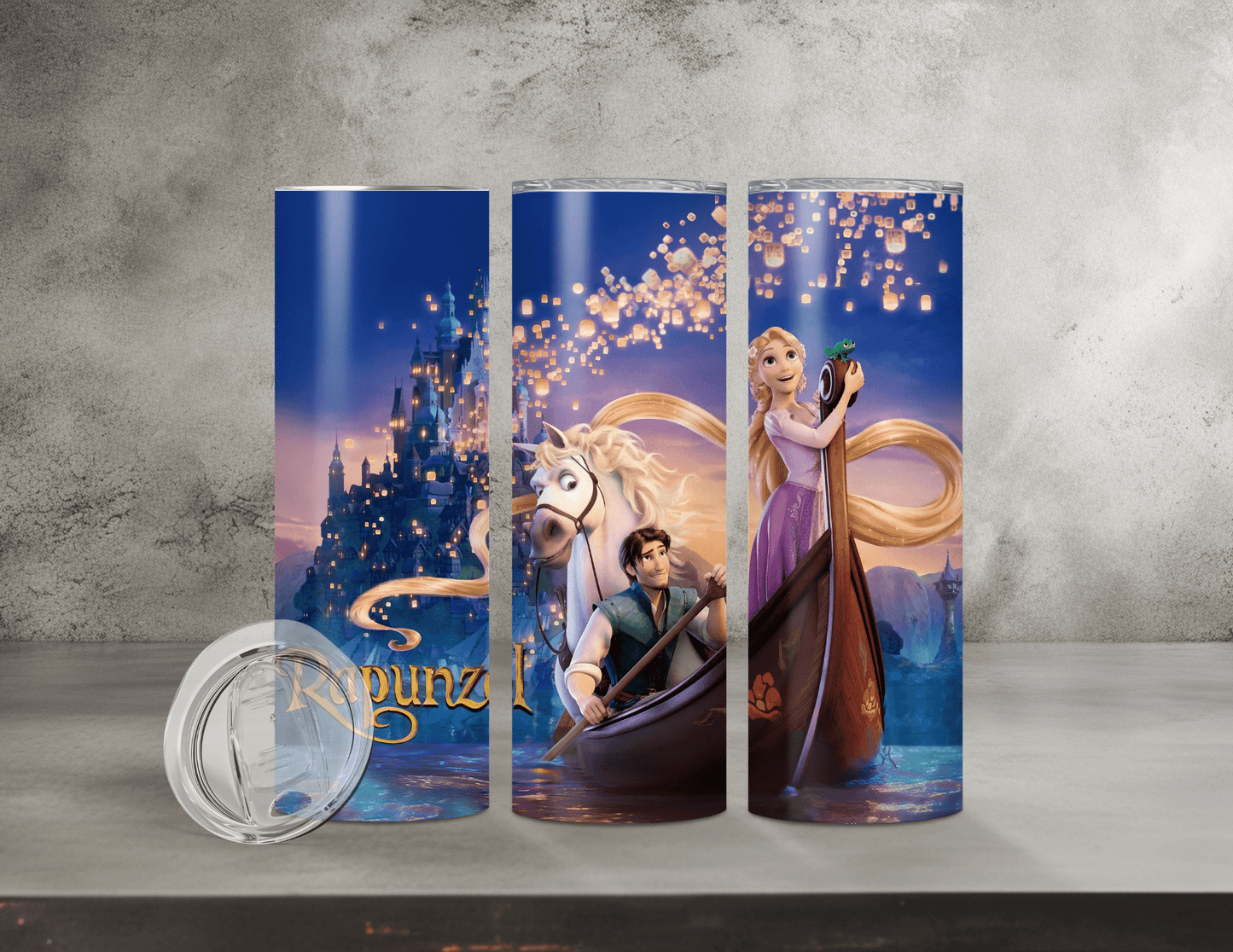 Normal & Inflated Disney Princess Tumblers (35 Designs)