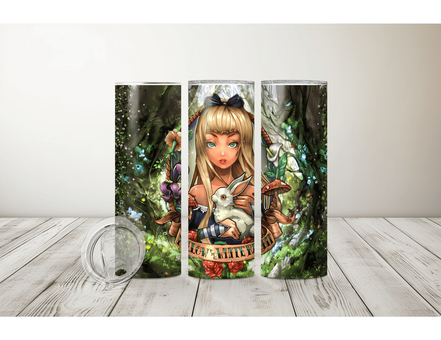 Tattooed Disney Princess Tumblers (18 Designs)