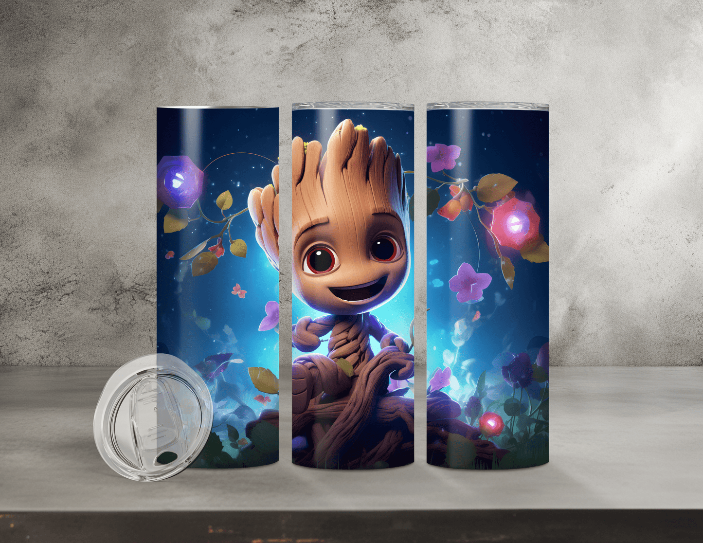 Baby Groot Tumblers (16 Designs)