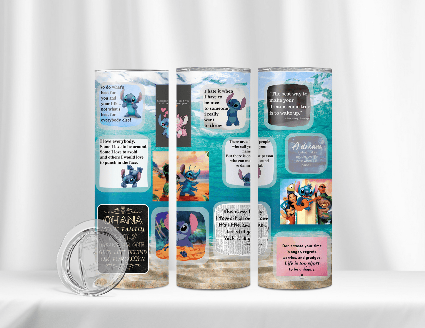 Lilo & Stitch Tumblers (28 Designs)