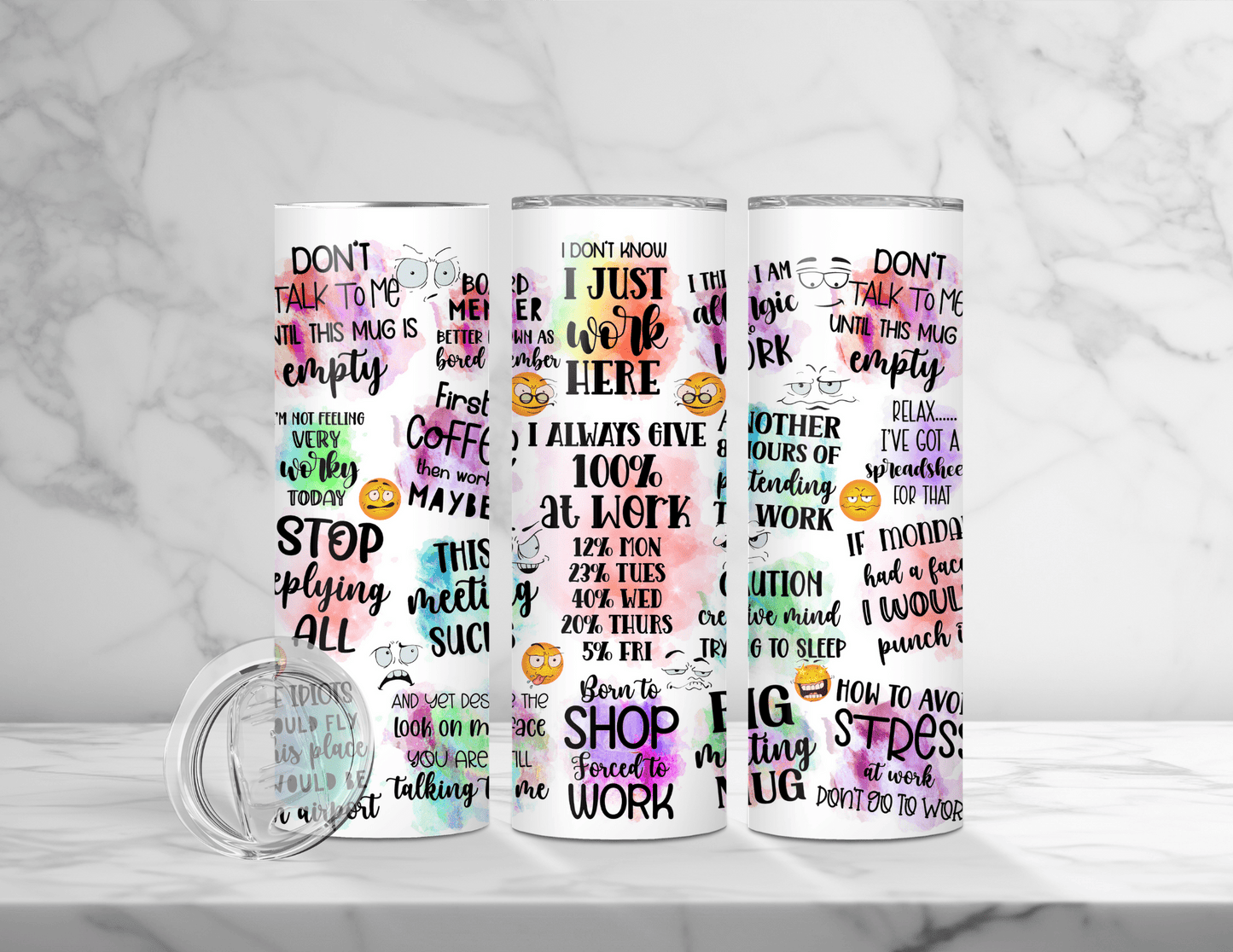 Sarcastic & Inappropriate Tumblers (22 Designs)