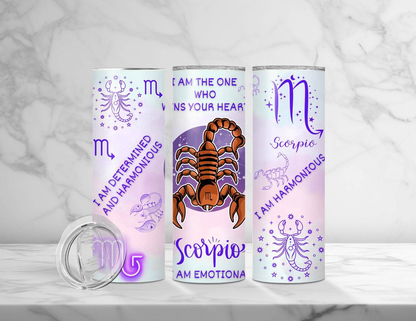 Affirmation Zodiac Tumblers (24 Designs)