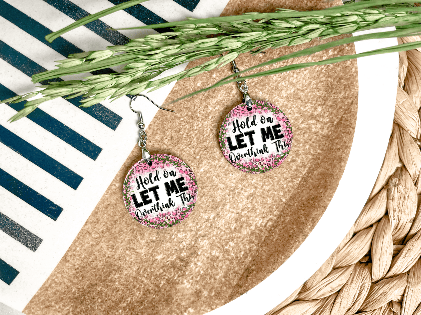 Sarcastic Round Earrings