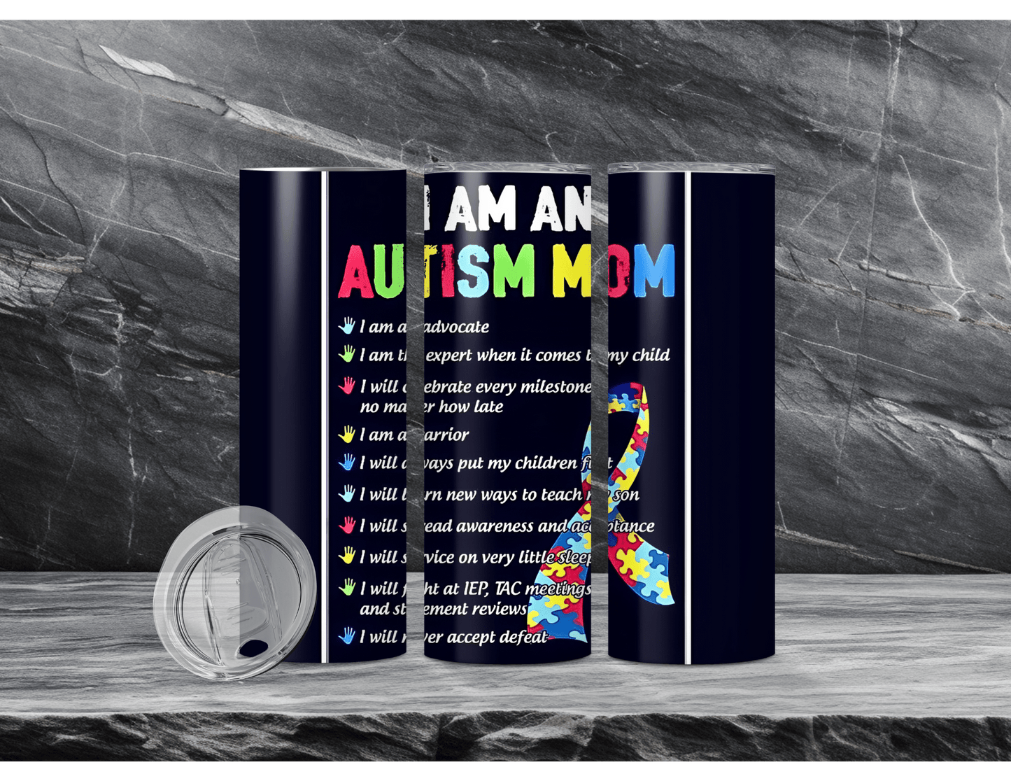 Autism Awareness Tumblers (11 Designs)
