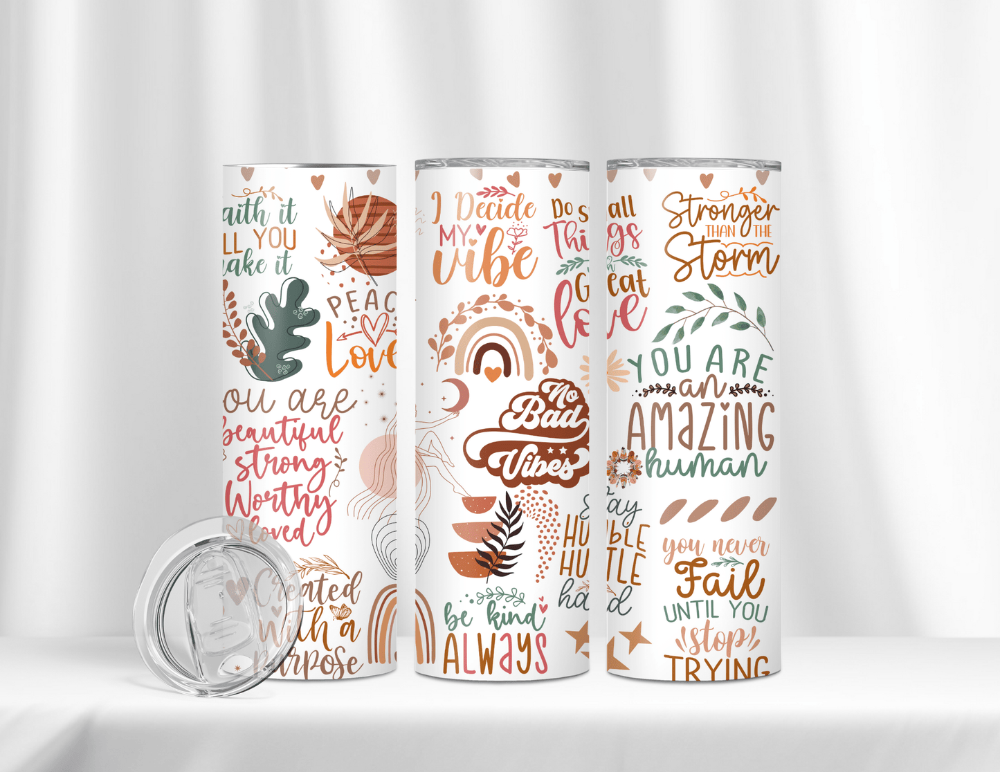Inspirational Tumblers (11 Designs)