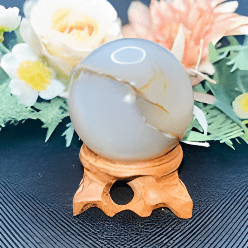 Agate Crystal Spheres