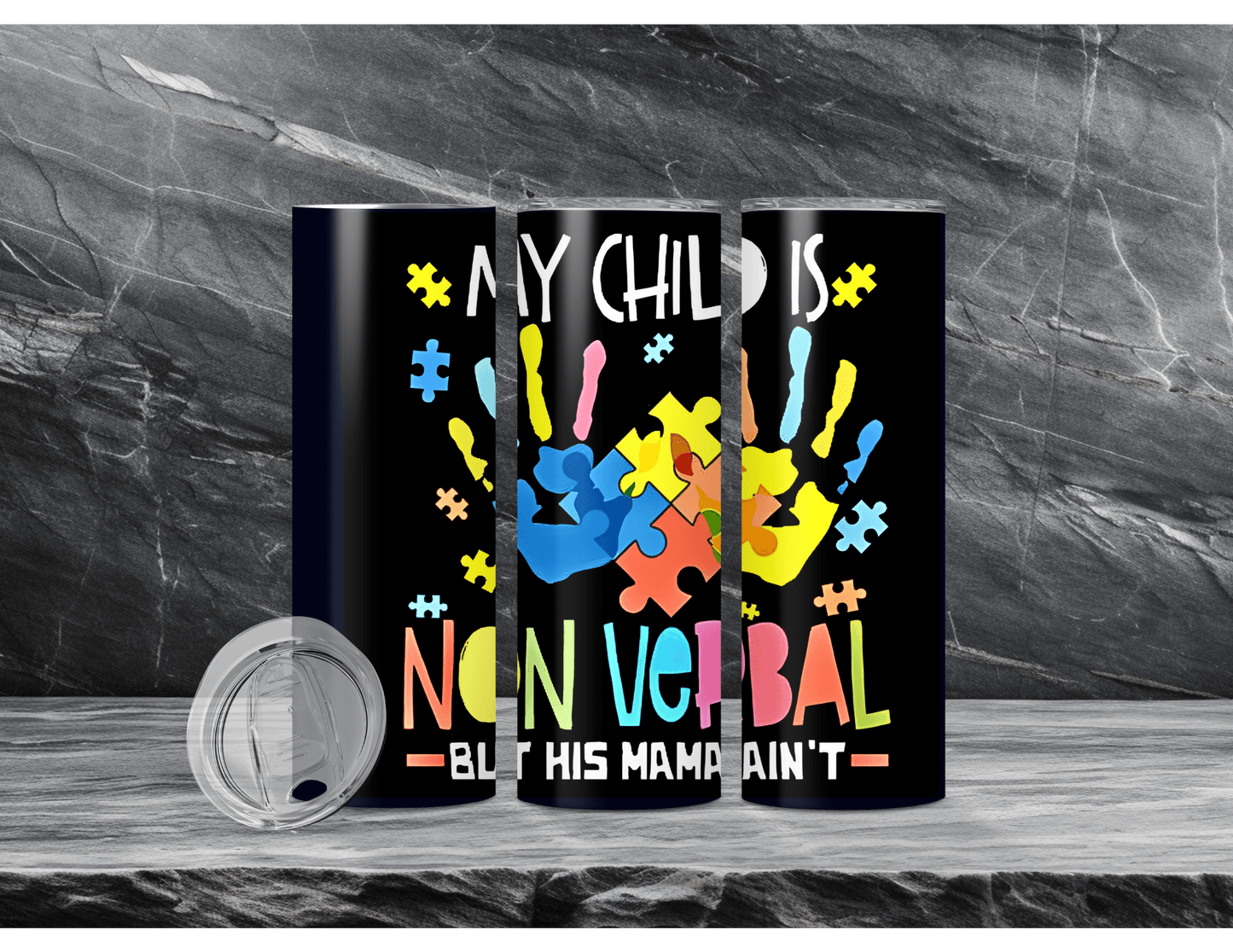 Autism Awareness Tumblers (11 Designs)