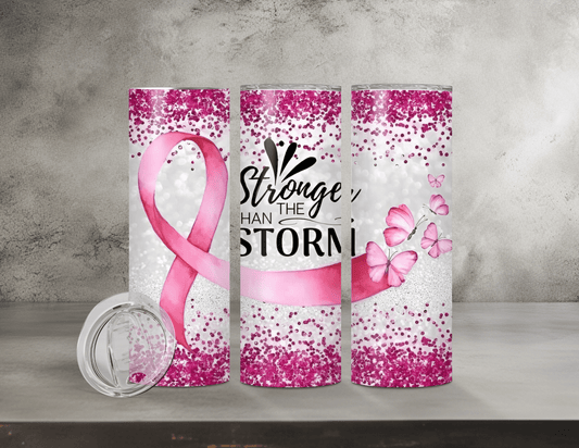 Breast Cancer Awareness Tumblers (14 Designs)