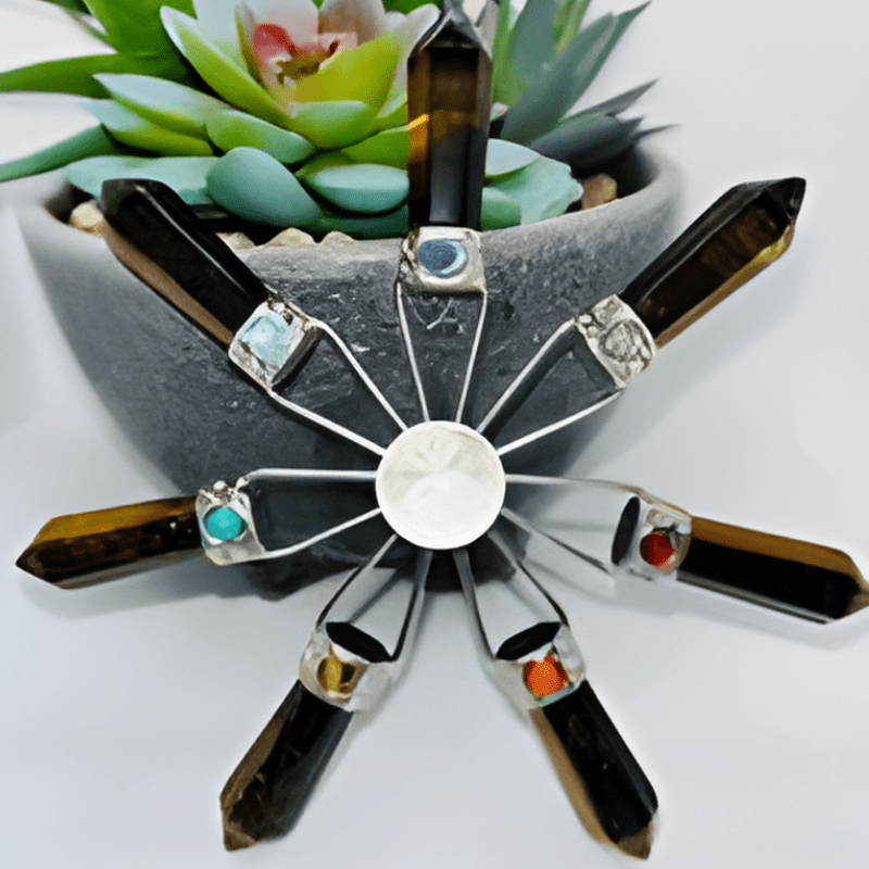 Tigers Eye Chakra Star