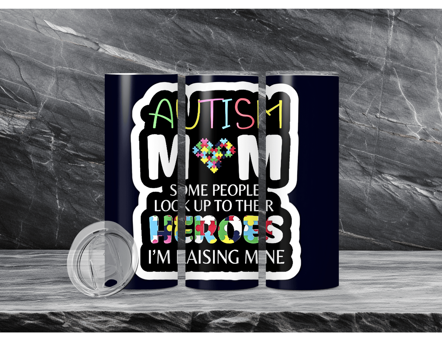 Autism Awareness Tumblers (11 Designs)