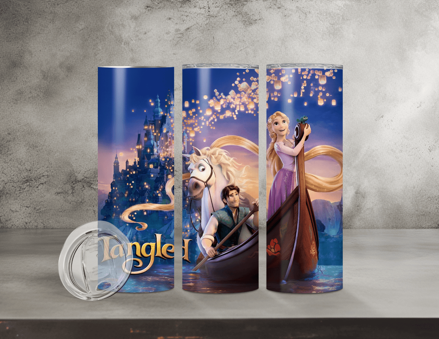Normal & Inflated Disney Princess Tumblers (35 Designs)