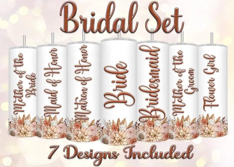 Bridal Tumbler Set No 3