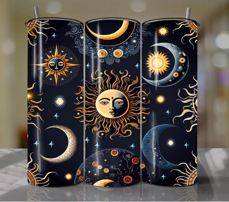 Sun & Moon Tumblers (8 Designs)