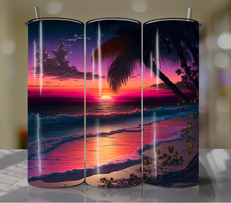 Beach Tumblers (8 Designs)