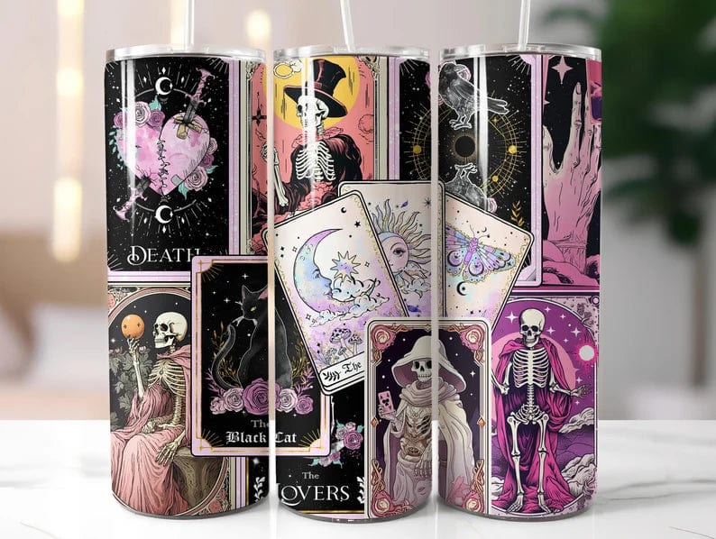 Tarot Card Tumblers (4 Designs)