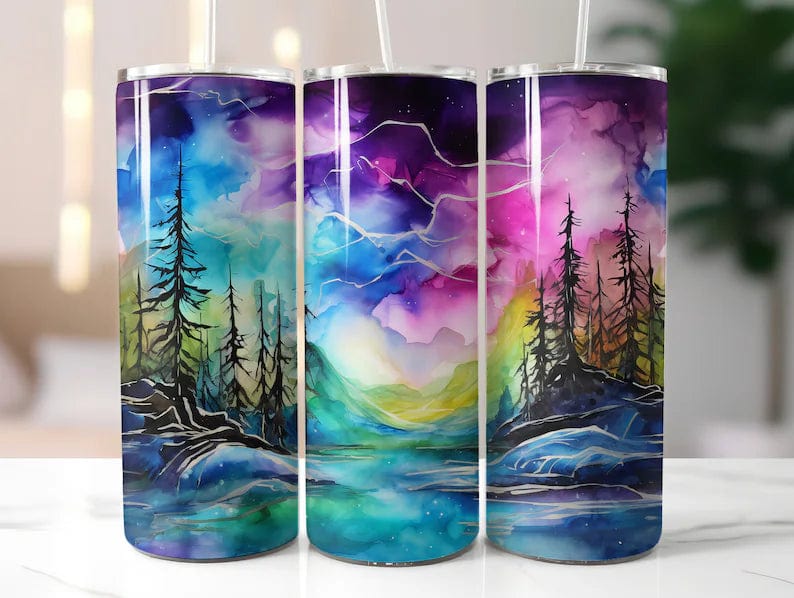 Aurora Borealis Tumblers (8 Designs)