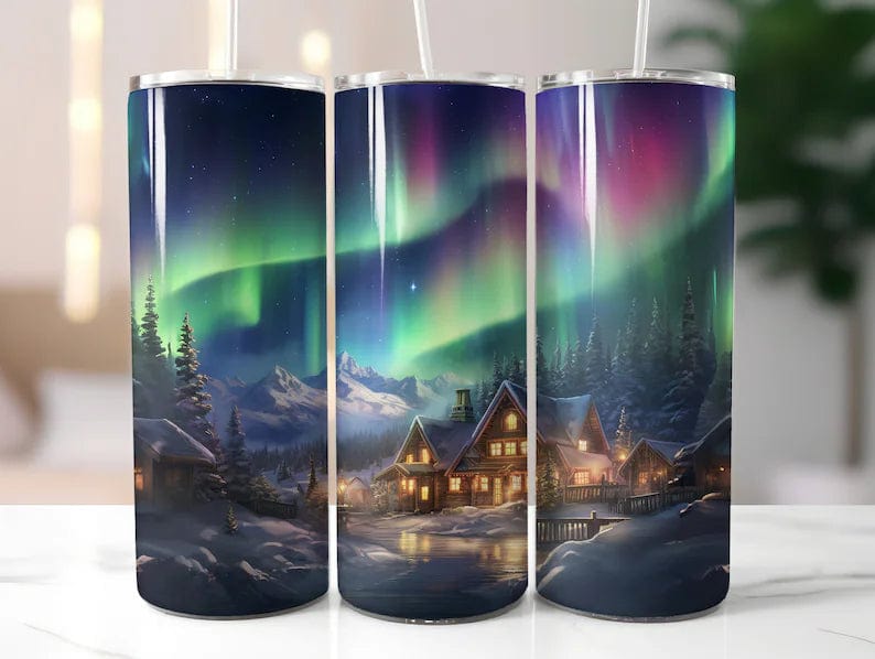 Aurora Borealis Tumblers (8 Designs)