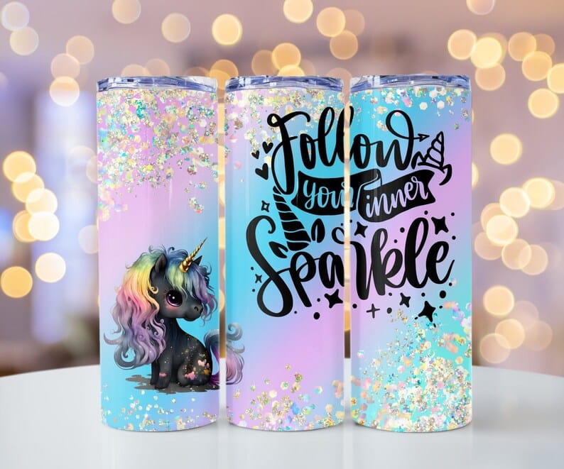 Naughty Unicorn Tumblers (3 Designs)